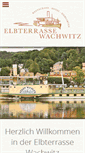 Mobile Screenshot of elbterrasse-wachwitz.de